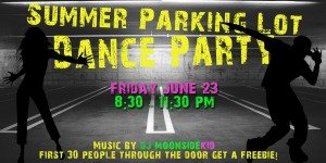 parking lot dance party